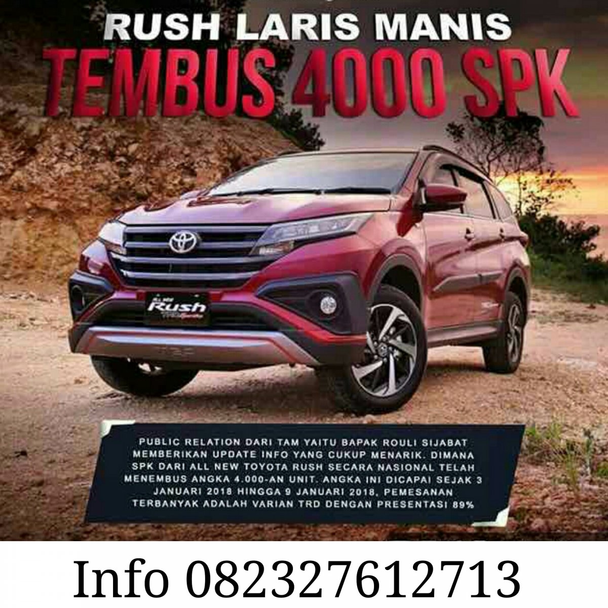 RUSH LARIS MANIS Robert Toyota Surabaya