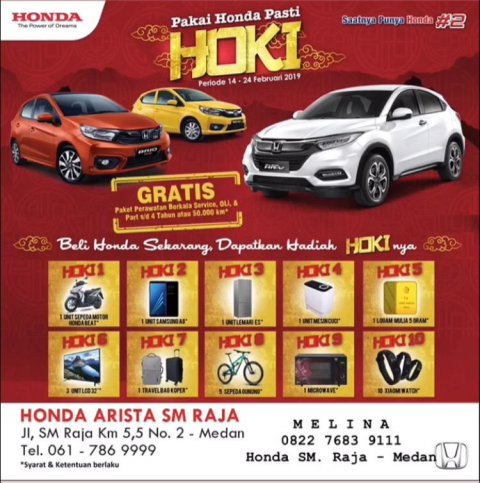 Harga Mobil Honda Medan